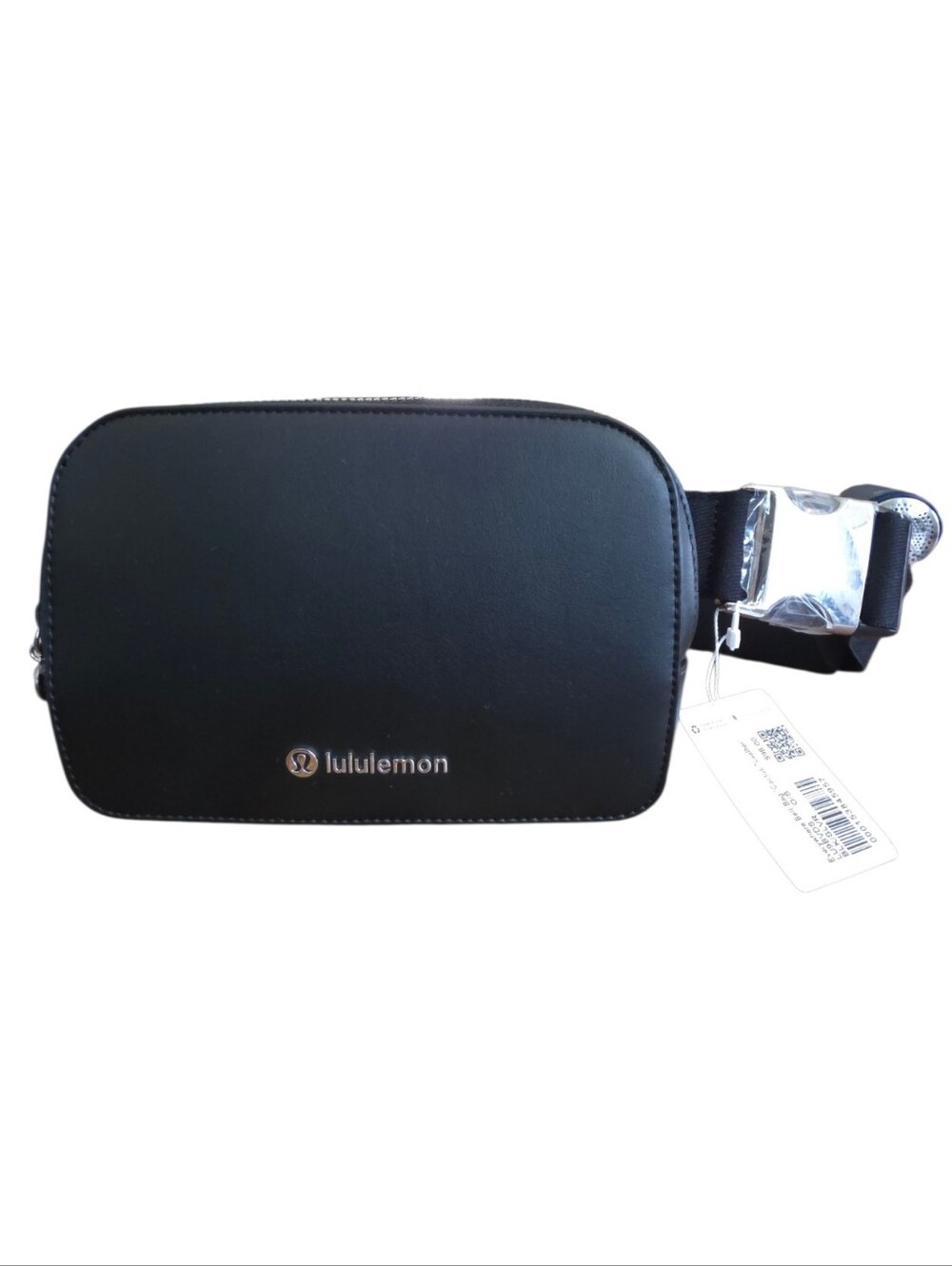 NEW Lululemon Everywhere Belt Bag 1L *Cactus Leather in Black/Silver NWT